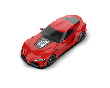 Daha az genel bir konsept arabanın 3 boyutlu çizimi