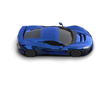 3 boyutlu bir araba. Araba konsepti çizimi. 3d oluşturma