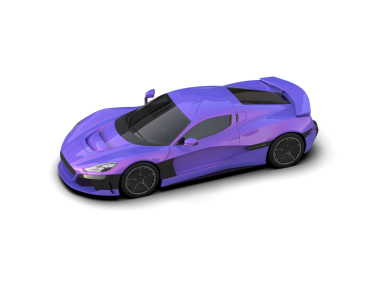 Pembe arka planı olan araba.