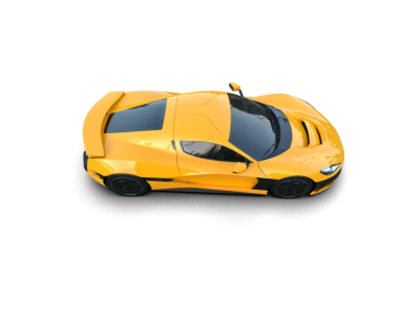 modern araba beyaz arka planda izole edildi. 3 boyutlu görüntüleme