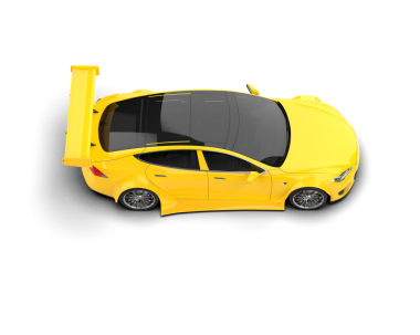 Modern araba. 3 Boyutlu Hazırlama.