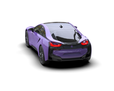 Stüdyo ortamında daha az genel bir konsept arabanın 3 boyutlu çizimi