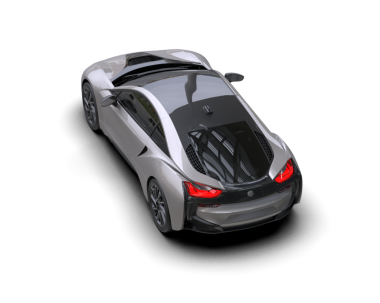 modern araba beyaz arka planda izole edildi. 3 boyutlu görüntüleme - 3 boyutlu