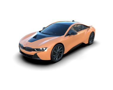 modern turuncu araba 3 boyutlu.