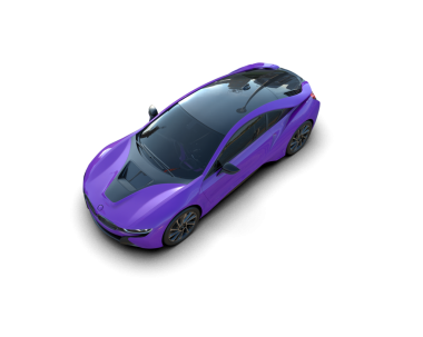 Daha az genel bir konsept arabanın 3 boyutlu çizimi