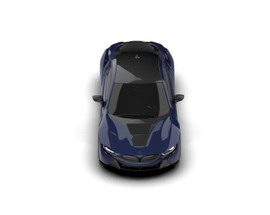 araba siyah arkaplanda izole edildi 3d görüntüleme - illüstrasyon