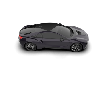 Modern kompakt araç - arka yan görünüm