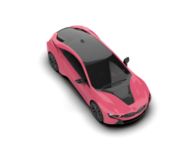 modern araba 3D görüntüleme.