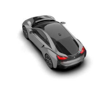 modern araba beyaz arka planda izole edildi. 3 boyutlu görüntüleme