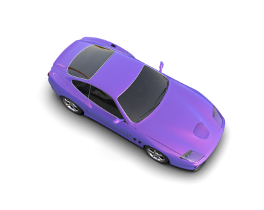 Bir arabanın 3 cg görüntüsü