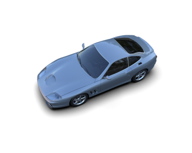 Bir arabanın 3 boyutlu görüntüsü