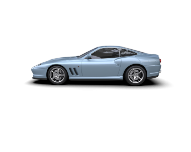 Araba beyaz arka planda izole edilmiş. 3 Boyutlu Hazırlama