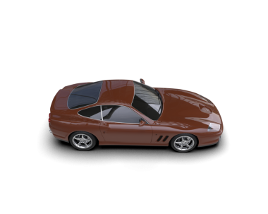 Beyaz arkaplandaki araba 3 d illüstrasyon 3 d