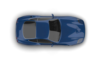 Koyu bir arka planda izole edilmiş bir arabanın 3 boyutlu çizimi