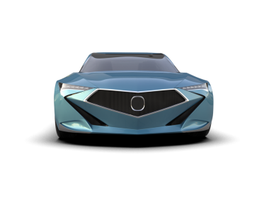 Gerçekçi bir araba. 3 boyutlu illüstrasyon. yüksek kaliteli resimleme