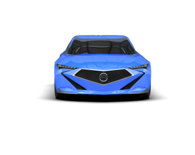 Siyah zemin üzerinde modern araba 3 boyutlu görüntüleme