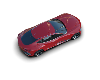 modern araba beyaz arkaplanda izole edildi