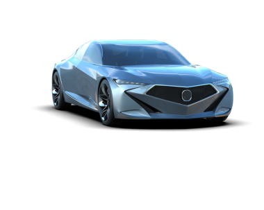 Daha az genel bir konsept arabanın 3 boyutlu çizimi