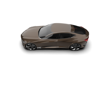 gerçekçi araba yan görünümü