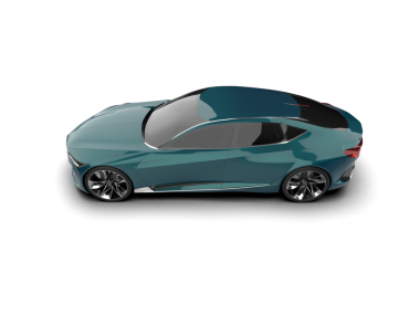 Beyaz arka planda modern bir araba. vektör illüstrasyonu.