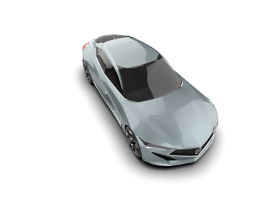 araba beyaz arkaplanda izole edildi