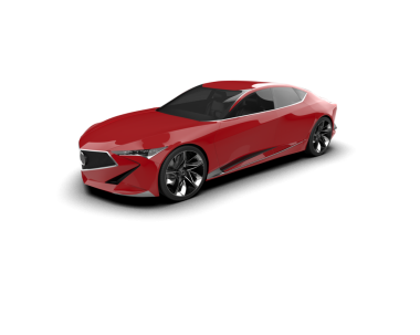 Modern araba. 3D görüntüleme. 3d illüstrasyon.