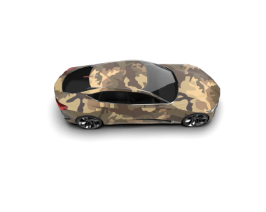 modern kompakt araba beyaz arkaplanda izole edildi