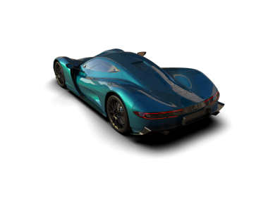 Modern jenerik bir arabanın 3 boyutlu tasarımı