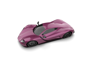 Süper pembe süper araba..