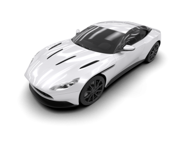 Modern süper araba. 3d illüstrasyon.