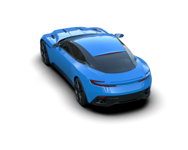 modern elektrikli araba beyaz arka planda izole edildi