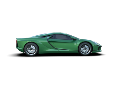 Gerçekçi bir araba. 3d illüstrasyon