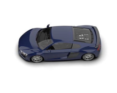 araba beyaz arkaplanda izole edildi