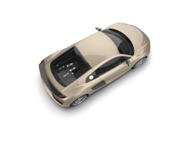 beyaz zemin üzerinde izole araba