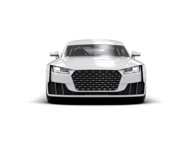 Beyaz arka planda izole edilmiş lüks araba 3 boyutlu çizim - illüstrasyon