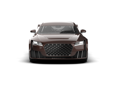 beyaz arka planda modern araba 3 boyutlu görüntüleme