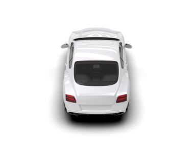 Siyah arka planda beyaz lüks bir araba. 3 Boyutlu Hazırlama.