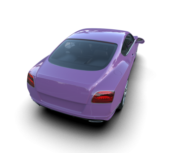 Araç 3D model beyaz üzerinde izole