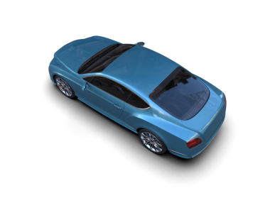 mavi lüks araba kırpma yolu beyaz üzerinde izole