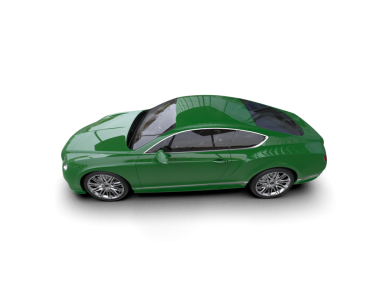 araba beyaz arkaplanda izole edildi