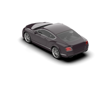 Gerçekçi bir araba. 3d illüstrasyon