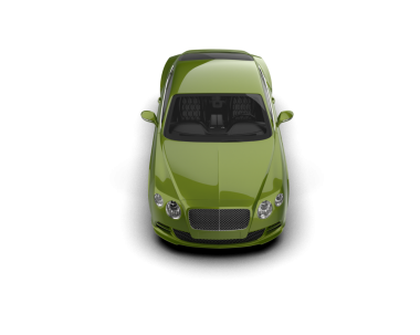 yeşil araba 3D görüntüleme