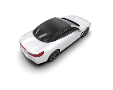 Modern araba. 3d illüstrasyon.