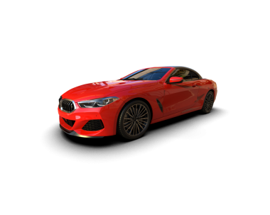 3D beyaz üzerine kırmızı spor araba.