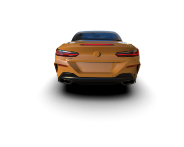 Modern bir arabanın 3 boyutlu gerçekçi çizimi.