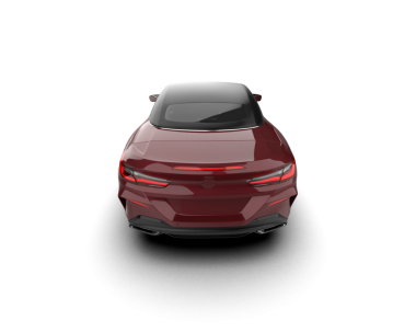 araba yan görünüm vektör çizimi izole edildi.