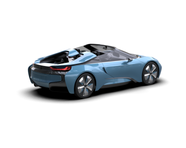 Modern elektrikli spor araba