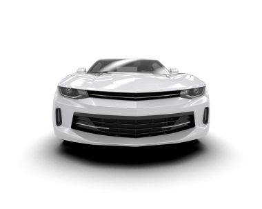 Modern spor araba beyaz arka planda izole edilmiş..