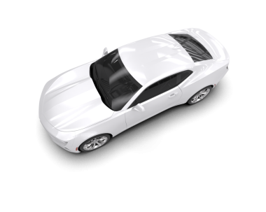 araba beyaz arkaplanda izole edildi.