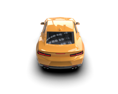 Gerçekçi bir araba. 3d oluşturma